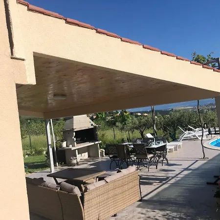 Rupotina With A Large Yard, Pool And A Beautiful View Vikendica Solin